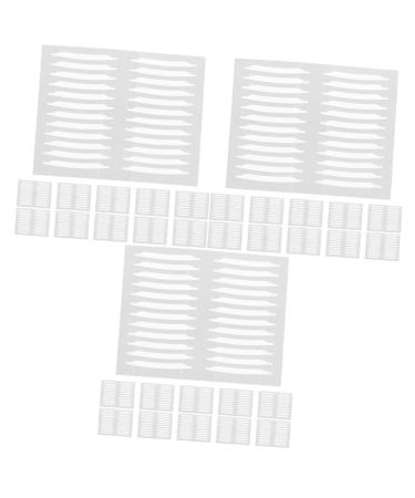 FRCOLOR 90 Sheets Practical Stickers Double Invisible Eyelid Creative Tapes Transparent Sides Patches White 2.7x0.4x0.1cmx3pcs Whitex3pcs