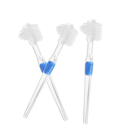 TOVINANNA 15 STK prosthesis brush brushes extra soft toothbrush off denture brushes denture brush tool false teeth false toothbrush double -sided toothbrush bristles dentures