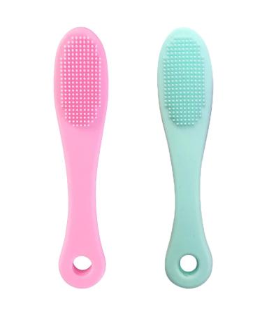 2 Silicone Nose Wash Brush Silicone Lip Brush Lip Scrub Brush Safe for all Lip/Skin Types - Buy Online on GoSupps.com