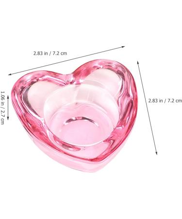 Ipetboom Nail Cup Jewelry Dish Nail Dish Manicure Art Dish Dappen Dish Cup Dappen Dish for Acrylic Nails Nail Art Equipment Nail Dampen Dish Nail Art Dish Glass Accessories Pink - Buy Online on GoSupps.com
