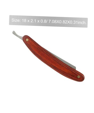 FRCOLOR Straight Razor for Men - Hand Squeegee Metal Spatula Barber Razor - Folding Razor (Random Style) | Premium Shaving Tool for a Perfect Grooming Experience - Buy Online on GoSupps.com