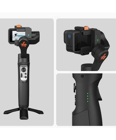 Hohem iSteady Pro 4 3-Axis Gimbal Stabilizer for GoPro & Osmo Action - Bluetooth & Cable Control, IPX4 Splash Proof - with Tripod - Buy Online on GoSupps.com