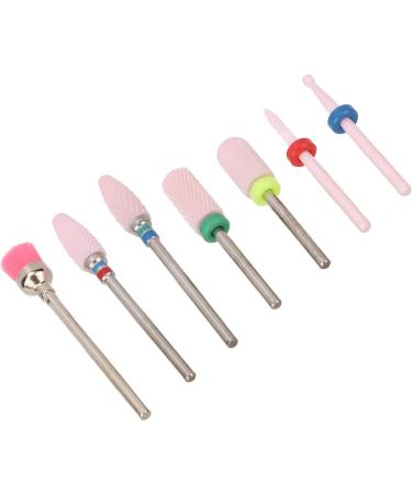 Portable Nail Drill Bits Set 7 Pieces Electric Nail File Nail Art Remover 3/32 Inch Acrylic Bits for Home Salon Use Convenient and Versatile Electric Manicure Pedicure Kit - Buy Online on GoSupps.com