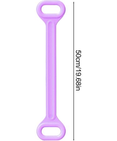 Exercise Band - 8 Shaped Resistance Bands | Fitness Exercise Loopp Pilates Band | High Strength Workout Gym Stretch Bands | Arm Back Training Elastic Ropes | Portable Physio Bands for Home Gym Purple - Buy Online on GoSupps.com