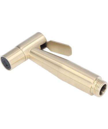 Hand Bidet Set - Stainless Steel Bidet Sprayer with Adjustable Water Pressure | Portable Space-Saving Design | Easy Installation - Gold Finish - Buy Online on GoSupps.com