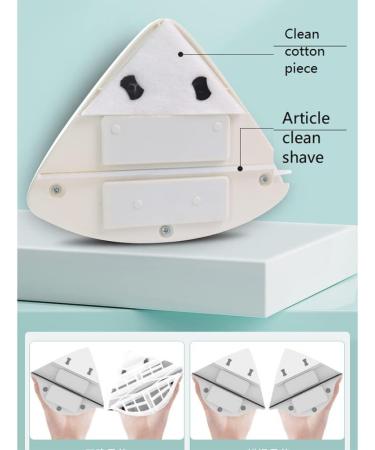 Rwedkd Magnetic Windows Clean Brush Double-Side Automatic Water Discharge Wiper Glass Windows Brush Cleaning Pink - Buy Online on GoSupps.com