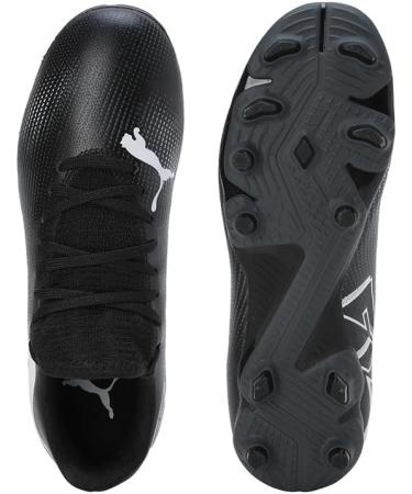 PUMA Unisex Kids Future 7 Play FG/AG Jr Soccer Shoe - Black/White - Size 31 EU | International Shipping Available - Buy Online on GoSupps.com