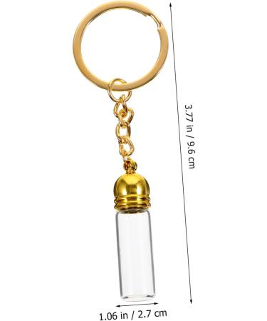 VALICLUD Refillable Glass Bottle Keychain - Travel Size Perfume Bottle for Women - Portable Perfume Refill Holder & Decor - Buy Online on GoSupps.com