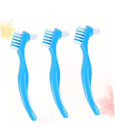 Partykindom 6th Double Prosthesis Nursing Comb & Cleaning Tool - Dual-Sided Brush for False Teeth Dentures and Dental Care - Buy Online on GoSupps.com