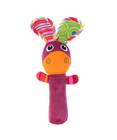 Abaodam Plush Hand Rattle Toy - 2 Pieces Baby Rattle Stuffed Animal for Newborns | Soft Plush Baby Gifts - International Shipping Available - Buy Online on GoSupps.com