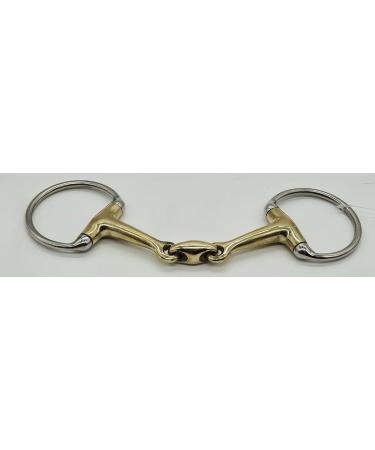 Tysons Breeches D Ring Bit for Coldblood Horses | Oversize Double Broken - 14.5 to 18.5 cm - Buy Online on GoSupps.com