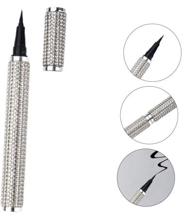 Healvian Liquid Eyeliner Eye Line Makeup Tool Eyeliner Pen Pearl Eyeliner Kit Makeup Supply Pu Sticker Drill - Buy Online on GoSupps.com