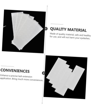 minkissy 20 Sheets eyelash glue holder flower tool Extension glue magnetic sticker lash adhesive stand eyelash glue strips Adhesive strip Auxiliary fake eyelashes base - Buy Online on GoSupps.com