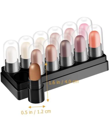 VINTORKY 12pcs 12 Shadow Box Eyeshadow Make up Kit Makeup Stick Eye Brightener Stick Plastic - Buy Online on GoSupps.com