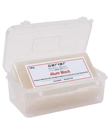 Parker Safety Razor Large Alum Stone With Travel Case (125 G / 4.4 Oz.) - A Natural Aftercare with Antiseptic Properties - Buy Online on GoSupps.com