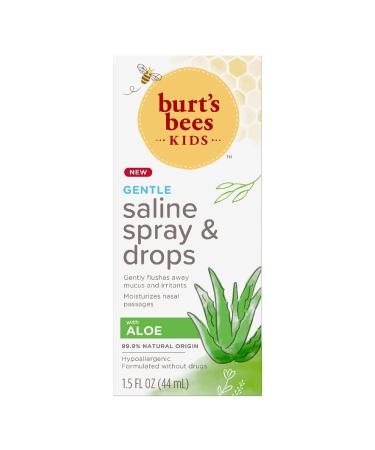 Burt's Bees Kids Gentle Saline Spray & Drops with Aloe 1.5 fl oz (44 ml)