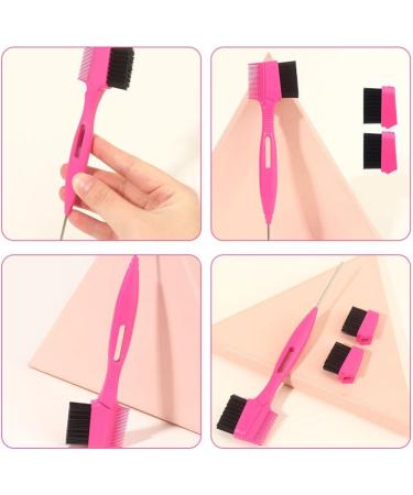 PATKAW Eyebrow Brush and Comb Set Eye Brow Brush Applicator Spoolie Firm Thin Angled Eyebrow Brush Eyeliner Brush Kit Precision Application & Blending - Buy Online on GoSupps.com