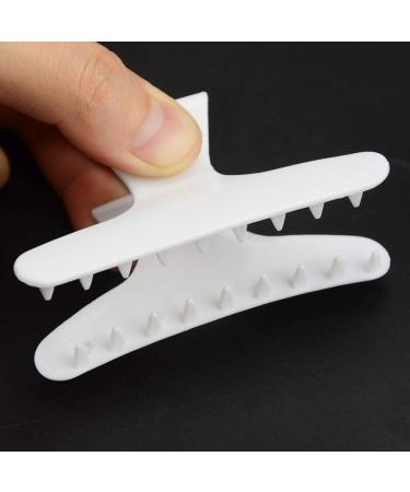 XINGYHENG 24Pcs Large Butterfly Hair Clamps - Black and White Plastic Clips for Hairdressing and Hair Positioning - Buy Online on GoSupps.com