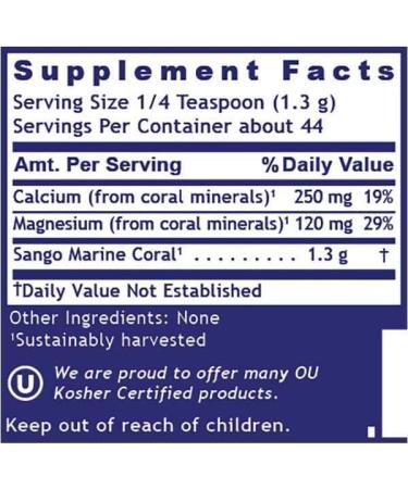 Quantum Calci-Mag - Sango Coral Calcium and Magnesium Supplement - Bone, Joint, and Teeth Support - 2 Oz - Buy Online on GoSupps.com
