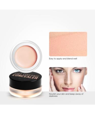 Semme Dark Circle & Acne Spot Correcting Concealer Cream - Full Coverage Formula (#1) - Buy Online on GoSupps.com