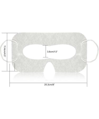 100pcs Glasses Sweat Absorbing Eye for Headsets Soft Fabric Eye Individual Usings - Buy Online on GoSupps.com