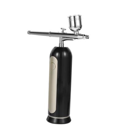 WOONEKY 1 Set Airbrush for Cake Decorating Aluminum Alloy Airbrush Nails Airbrush Kit for Nails Black