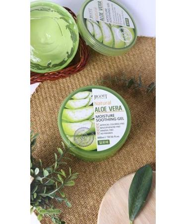 Buy JIGOTT Natural Aloe Vera 100% Moisture Soothing Gel 300ml | Hydrating Gel for Skin Relief | International Shipping Available - Buy Online on GoSupps.com