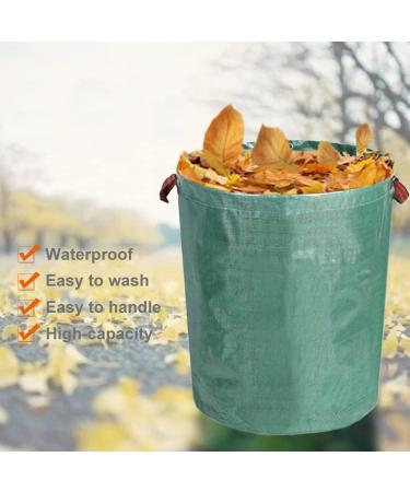 Lawn and Leaf Bags Kit - 5 PCS 30 Gallon Kraft Bags, 2 PCS 132 Gallon Reusable Garden Bags, Leaf Scoops - Heavy Duty Waste Bags for Home and Garden - Buy Online on GoSupps.com