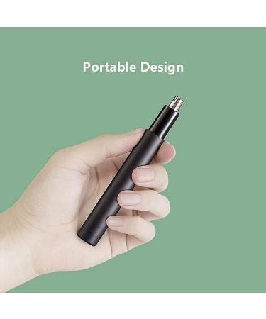 KouRy Portable Nose Hair Trimmer - Professional Waterproof Ear & Nose Clippers for Men & Women - Stainless Steel Dual Edge Blades - Buy Online on GoSupps.com