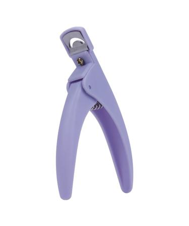 CHJHJKG Nail Clippers (Beauty) U-Shaped False Nail Scissors Professional Stainless Steel Head Nail Clipper Acrylic Gel False Nail Tips Clipper(Purple)