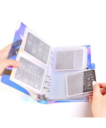Alexnailart Nail Stamping Plates Organizer - 16 Compartments Card Storage for Manicure Tools | International Shipping - Buy Online on GoSupps.com