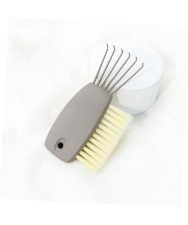 FOMIYES Ensemble De 3 Outils De Nettoyage De Brosse Cheveux Ergonomiques 2 En 1 Pour Enlever Les Poils Mouill s 11.50X6.50X1.00CMx3pcs gris clairx3pcs - Buy Online on GoSupps.com