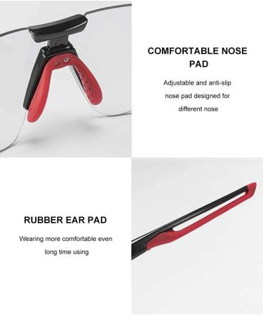 Rockbros Photochromic Bicycle Glasses - UV400 Protection Cycling Sunglasses for Men & Women | Translucent Sports Eyewear - Buy Online on GoSupps.com