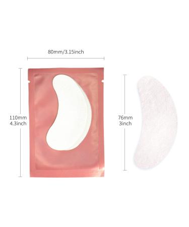 VEYES INC 50 Pairs Pink Hydrogel Eye Patch - Lint Free Under Eye Gel Pads for Eyelash Extensions - Buy Online on GoSupps.com