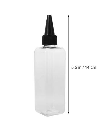 Minkissy 15PC Salon Shampoo Container Set - Black 100ml Empty Plastic Bottles for Hair Color & Hairdresser Tools - Buy Online on GoSupps.com