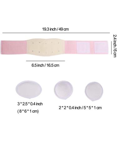 Baby Umbilical Hernia Belt - Infant Abdominal Binder for Newborns - Adjustable Pink Wrap for Hernia Support - Buy Online on GoSupps.com