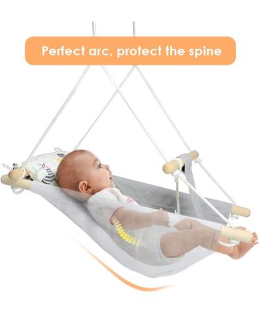 Baby Swing for Infants and Toddlers - Canvas Hammock Swing with Safety Belt and Mounting Hardware - Wooden Hanging Seat for Babies up to 4 Years - Cute Animal Design - Buy Online on GoSupps.com