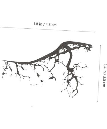  Vaguelly Vaguelly 4 Pairs Halloween Eyeliner Stickers Lightweight Eye Makeup Decorations for Cosplay Masquerade Party - Buy Online on GoSupps.com