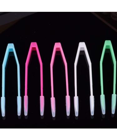 Ifundom 5-Part Contact Lens Tweezers Set | Soft Tip Contact Lens Removal & Insertion Tool | Optimal for Safe Use - Buy Online on GoSupps.com