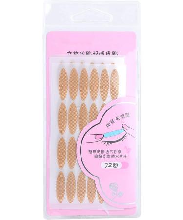 Eyelid Tape For Hooded Eyes Lifter 72 Pairs Invisible Double Eyelid Tape Adhesive Makeup Sets Double Eyelid Tape Double Sided Eyelid Sticker Makeup Tool (Half Round Shape) - Buy Online on GoSupps.com