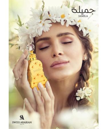 Swiss Arabian Jamila Perfume Oil for Women - Fruity Floral Musk - Long Lasting Luxury Fragrance - 0.5 Oz - Buy Online on GoSupps.com