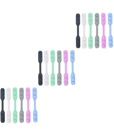 Minkissy 18 Stk mask Ear rope buckle mask clip holder for masks adjustable fall coupling Extension buckles for the mouth cover accessories mask strap buckle face mask earrings