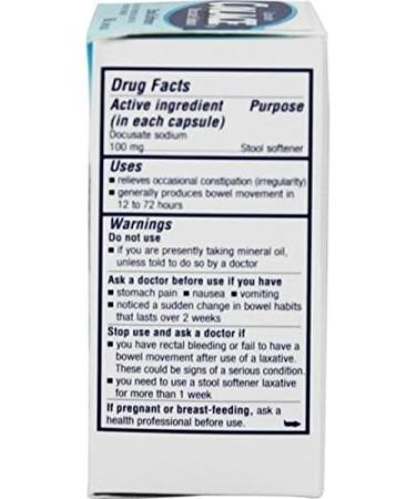 Colace Capsules 60ct - Gentle Constipation Relief | Fast Shipping Worldwide - Buy Online on GoSupps.com