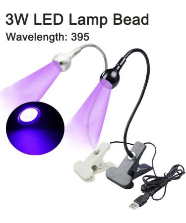 USB 3W LED UV Phone Glue Curing Lamp for Mobile Repair - Silver - Buy Online on GoSupps.com