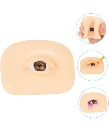 DOITOOL Makeup Practice Skin Silicone Molds Eyeshadow Face Tools Eye Shadow Practice Skin Consumables Bionic 6.9x5.2cm As Shown 2 - Buy Online on GoSupps.com