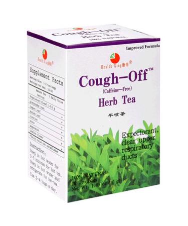 Health King Cough-Off Herb Tea, Teabags, 20-Count Box (Pack of 4)