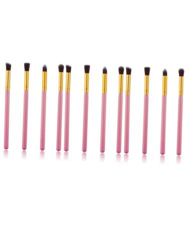 Shop Minkissy 12 Pcs Foundation & Highlighter Makeup Brush Set - Synthetic Hair Pink Glitter Cosmetics Tools for Flawless Makeup - Buy Online on GoSupps.com