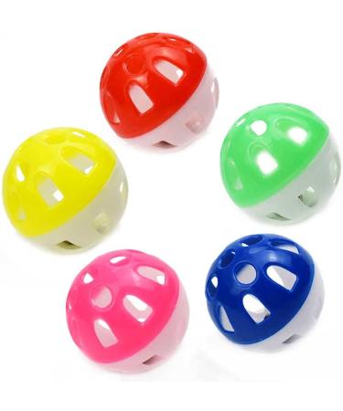 Voviggol 12-Pack Jingle Balls Cat Toys with Bells - Colorful Pet Toys for Kittens & Cats - Fun Pounce & Chase Playtime - Buy Online on GoSupps.com