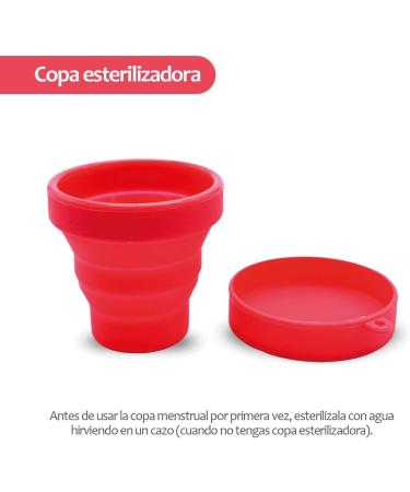 Edicare Menstrual Cup Set - 2 Medical Silicone Cups Sterilizer & Carrying Bag | Soft & 100% Safe (S - Original Edition) - Buy Online on GoSupps.com