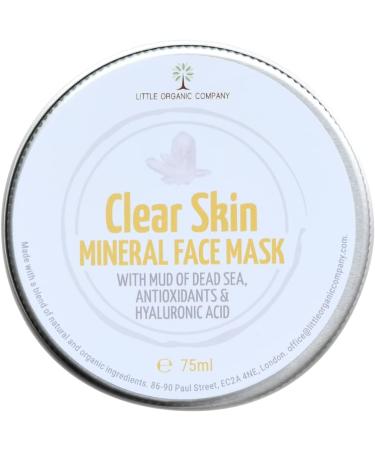 Clear Skin Face Mud Mask - Dead Sea Minerals Antioxidants Hyaluronic Acid Vegan Cruelty Free - Buy Online on GoSupps.com